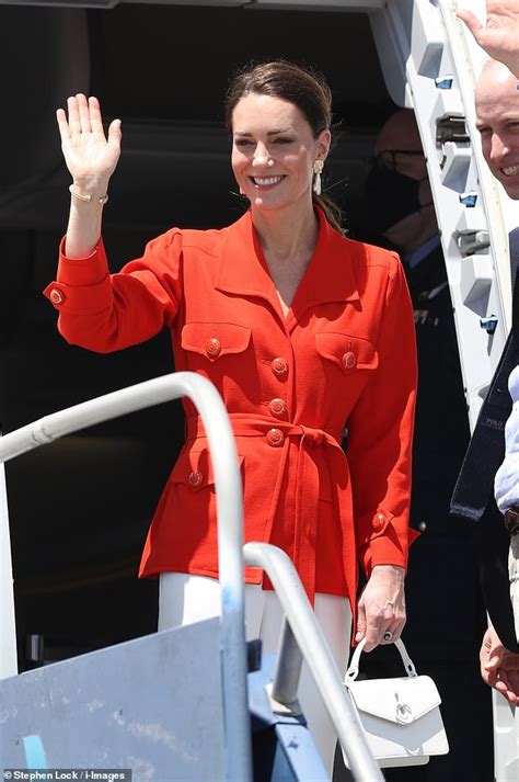 Kate Middleton stuns in a vintage red Yves Saint Laurent jacket 